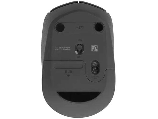 Мышь беспроводная Logitech M171 Black-Black